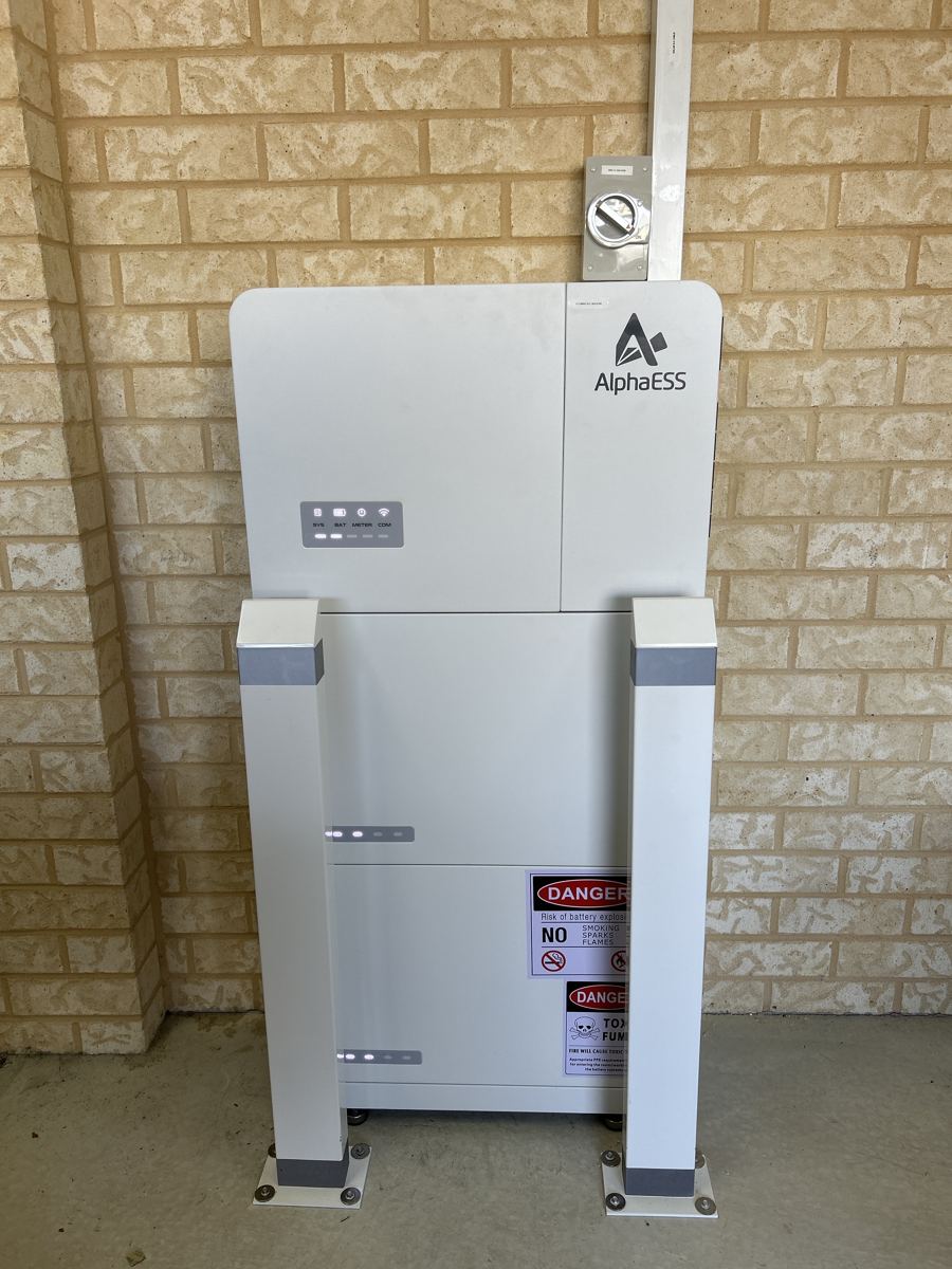 Alpha ESS battery installed by Redtail Energy
